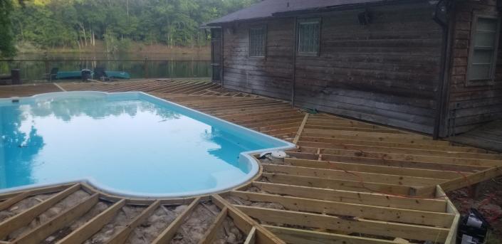 POOL DECK FRAMING